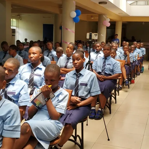 Students at Marywood Girls College