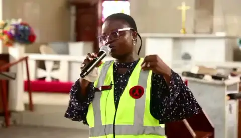 A health talk during the Oke's Day outreach